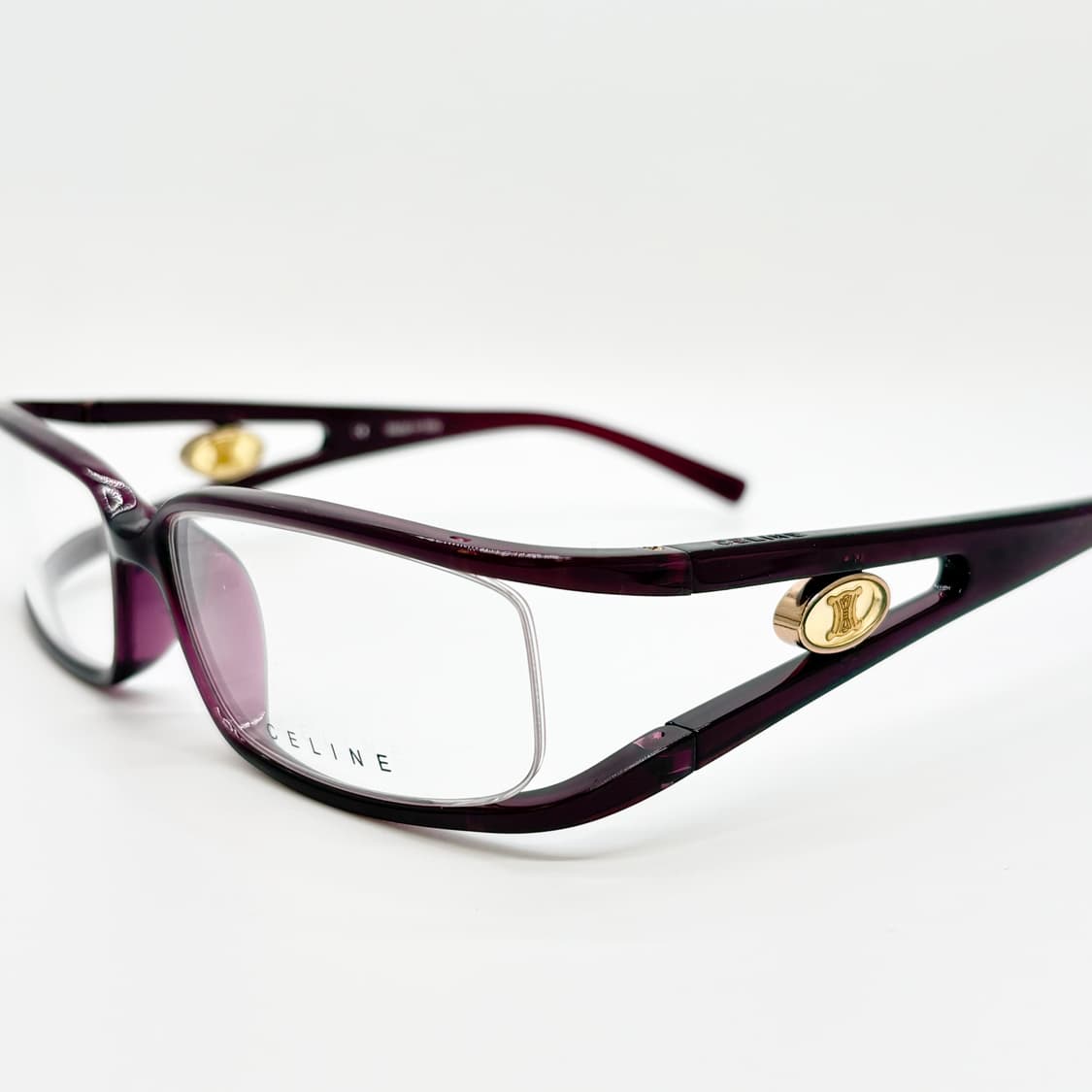 CELINE 셀린느 퍼플 스퀘어 뿔테  상품이미지4