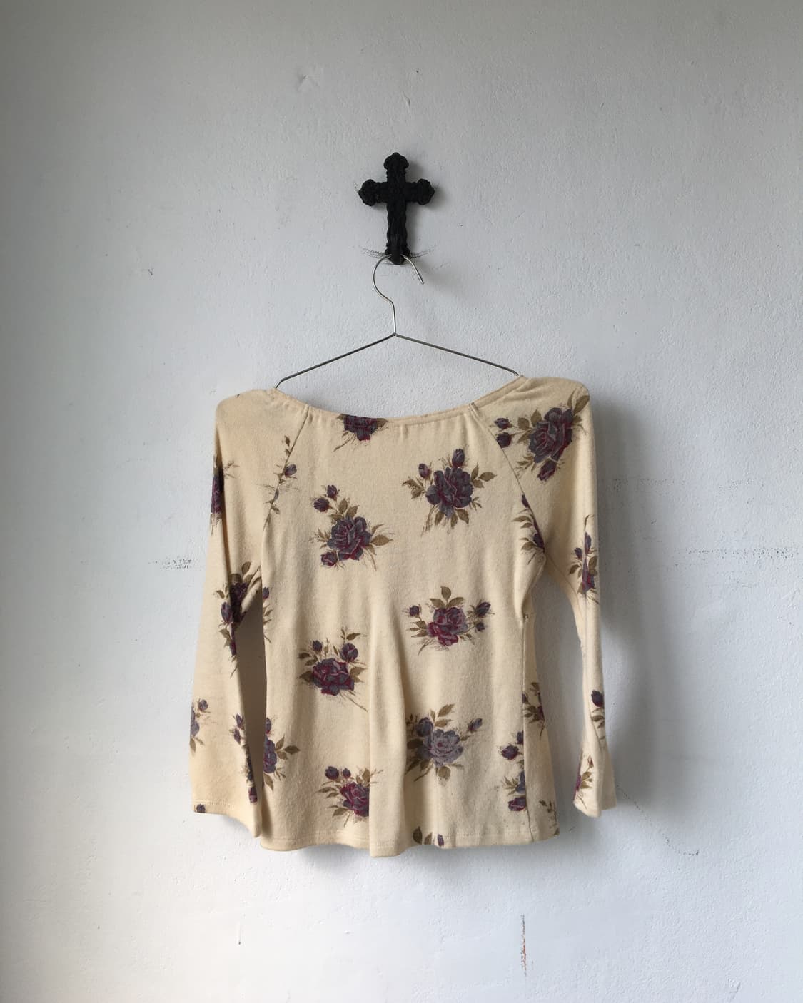 Lest rose flower pattern knit 상품이미지3