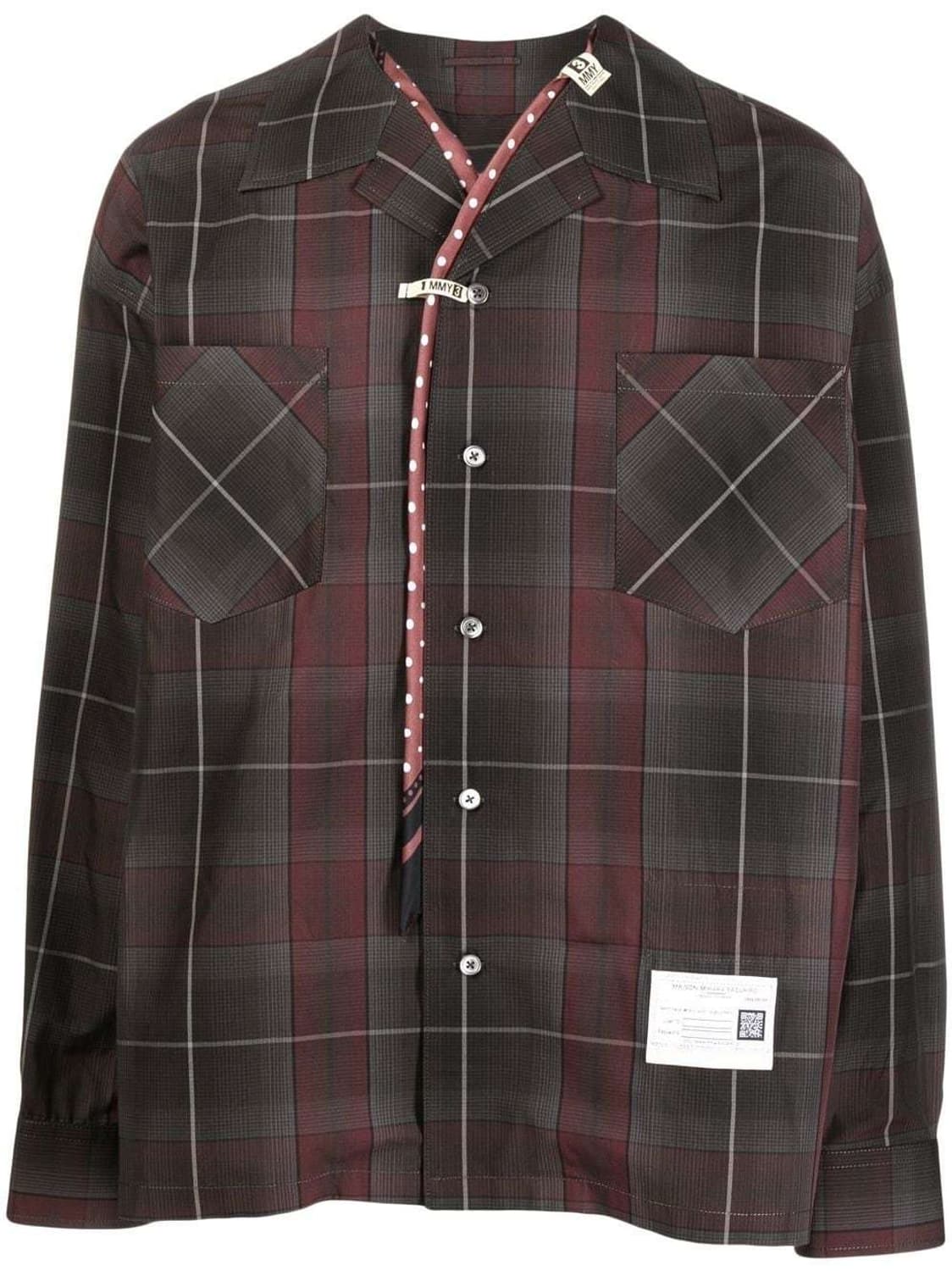 미하라야스히로 옴브레 셔츠 48사이즈 상품이미지1