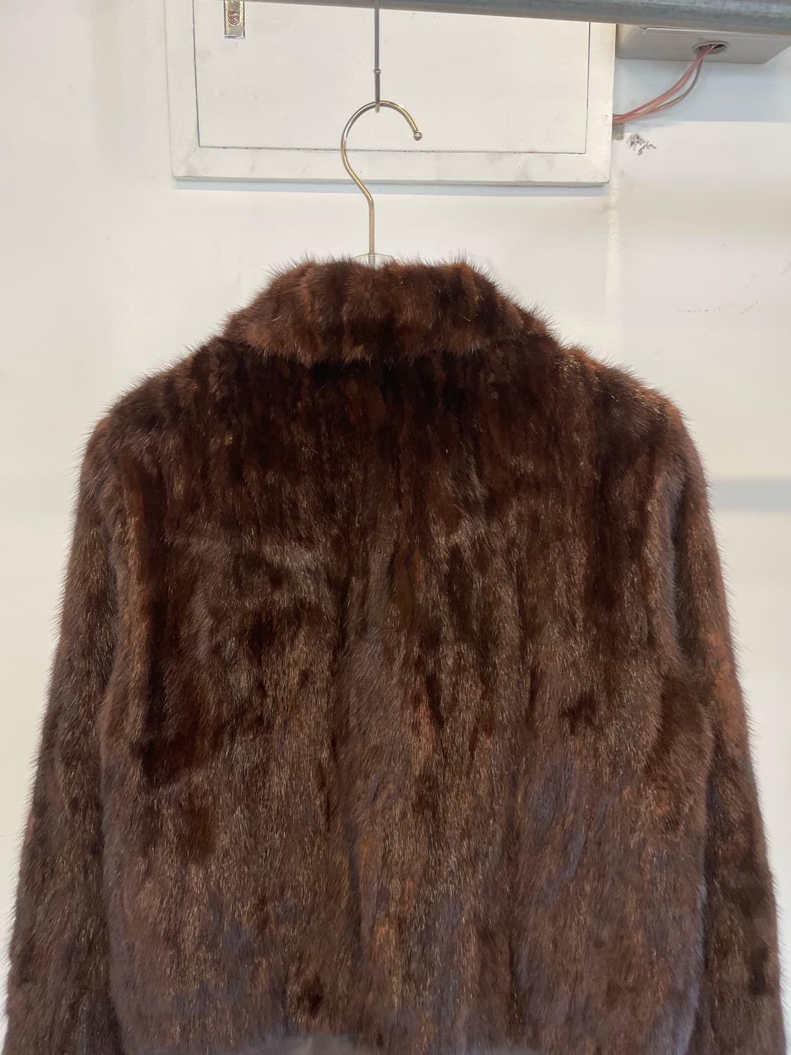 Mink fur leather jacket 상품이미지5