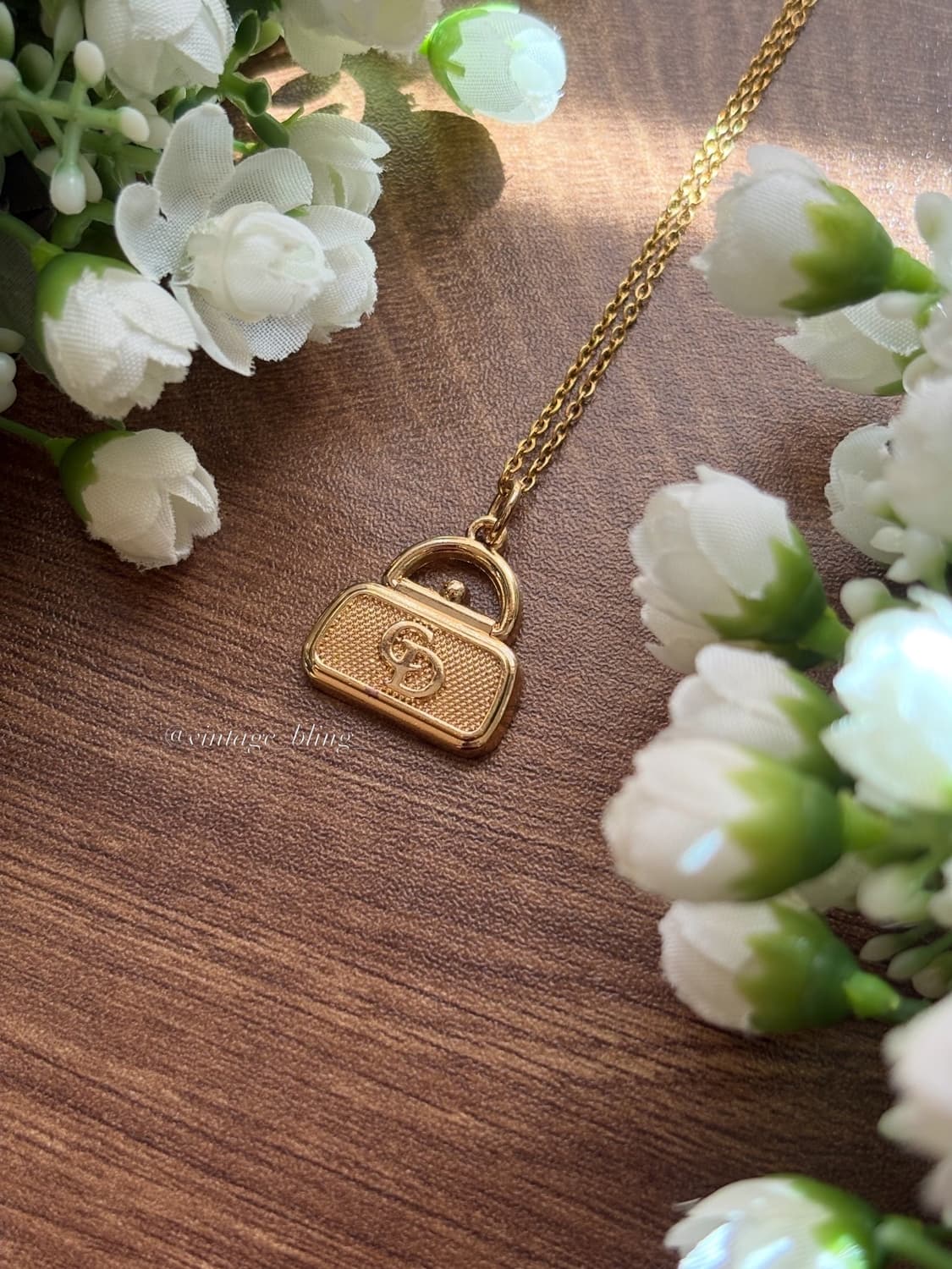 디올 미니 핸드백 골드 목걸이 상품이미지2