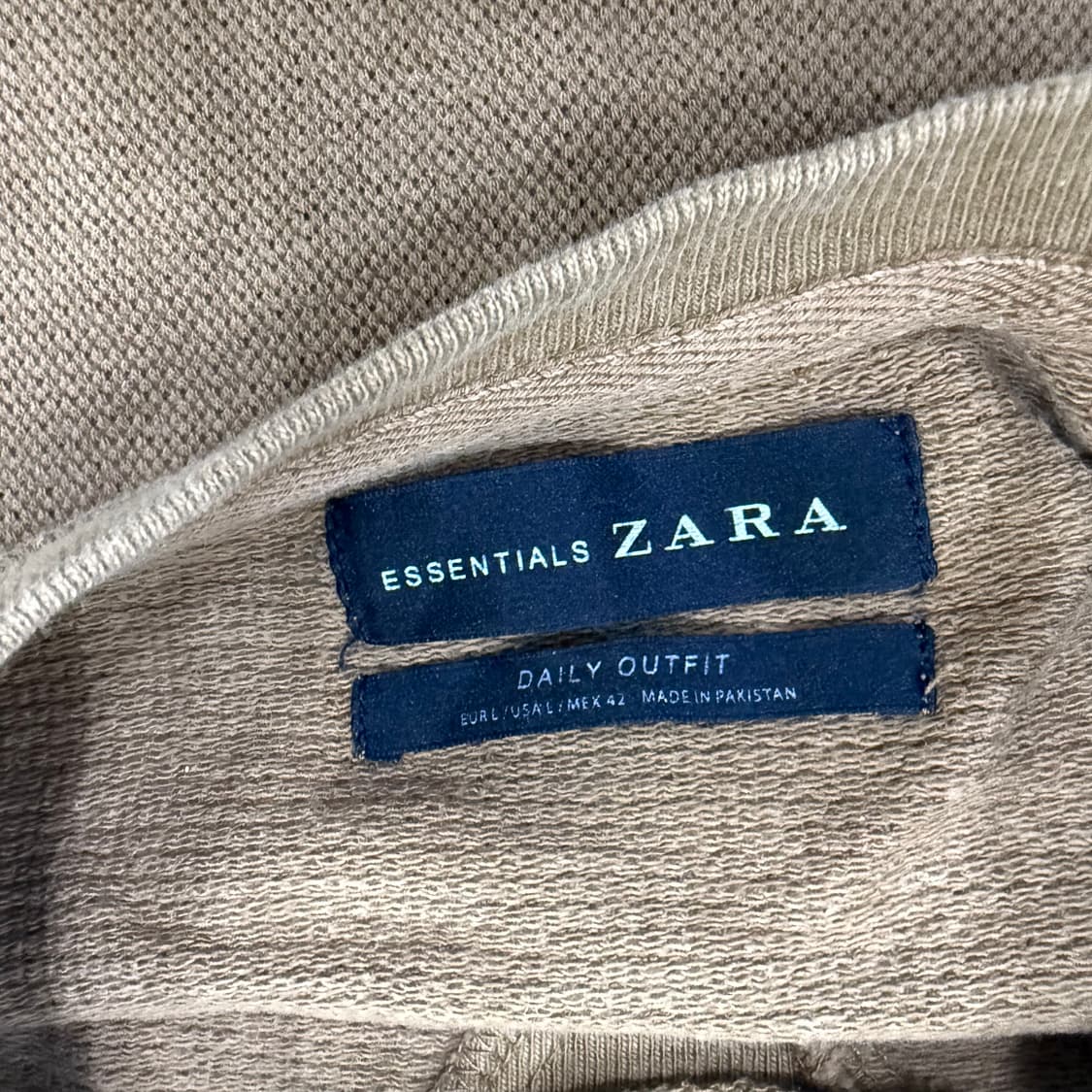 L 자라 에센셜 맨투맨 0128T1 상품이미지3