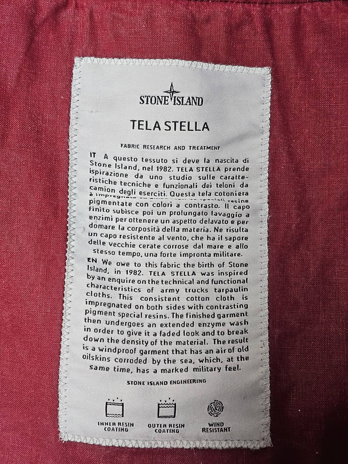 스톤아일랜드 TELA STELLA 필드 자켓 상품이미지7