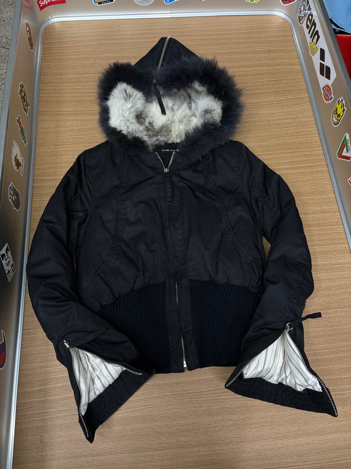 ELOQ 토끼 퍼 N2B자켓 상품이미지1