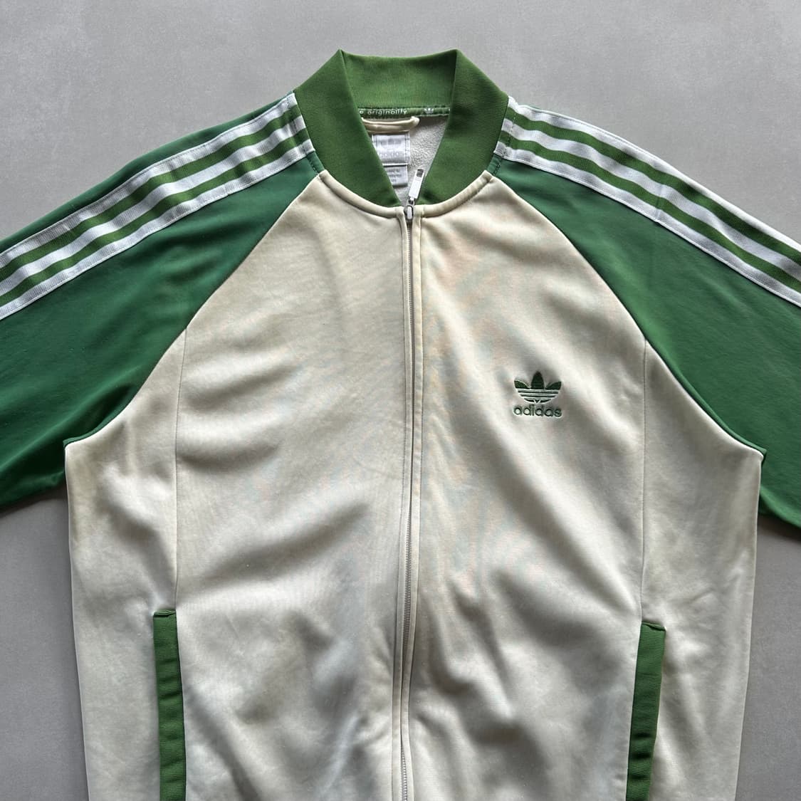 [XL]아디다스 희귀 말차 흰초 트랙탑 져지 상품이미지2