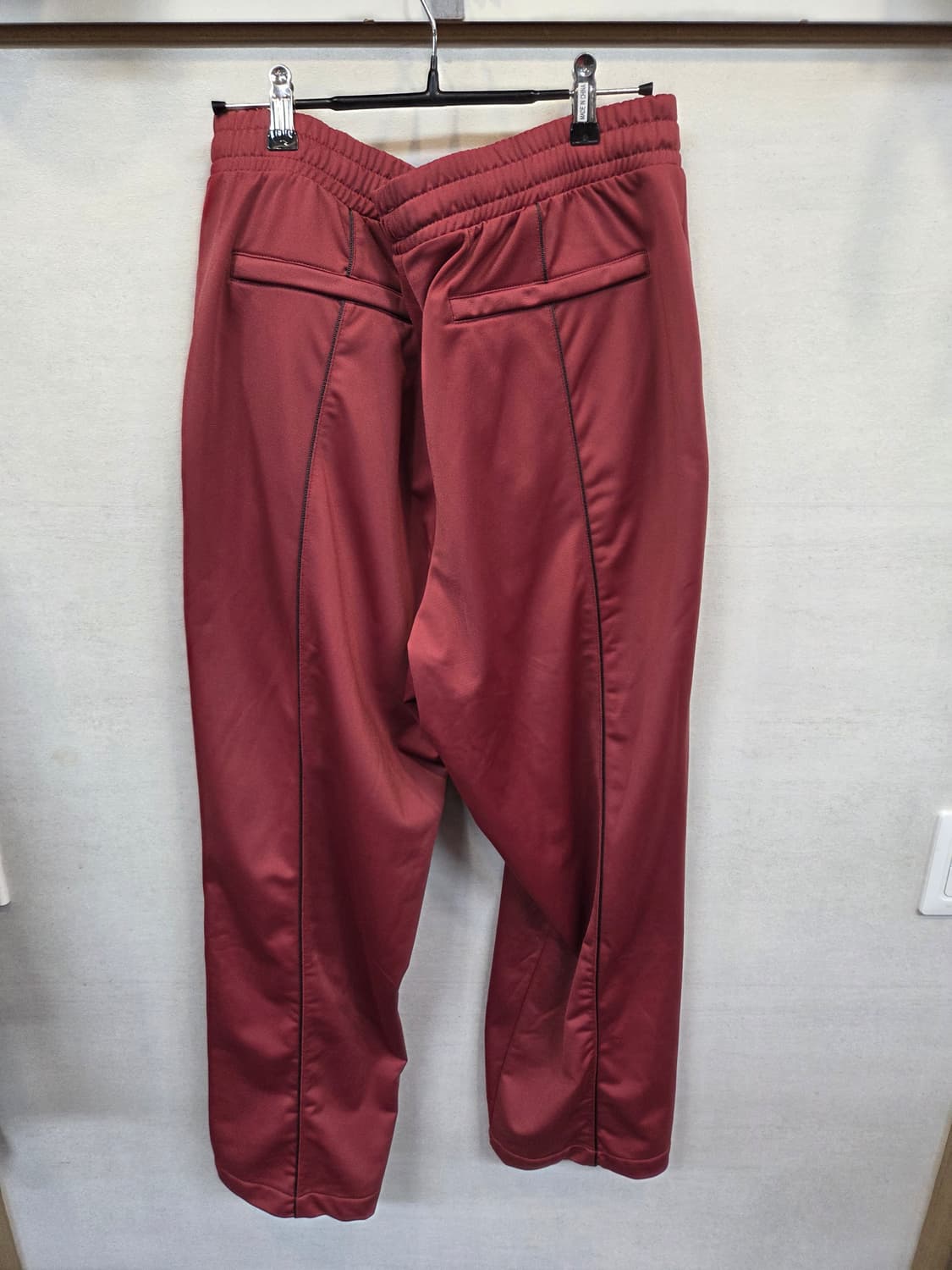 아디다스 핀턱 와인 버건디 와이드 트랙팬츠 xl xxl 34~ 상품이미지2