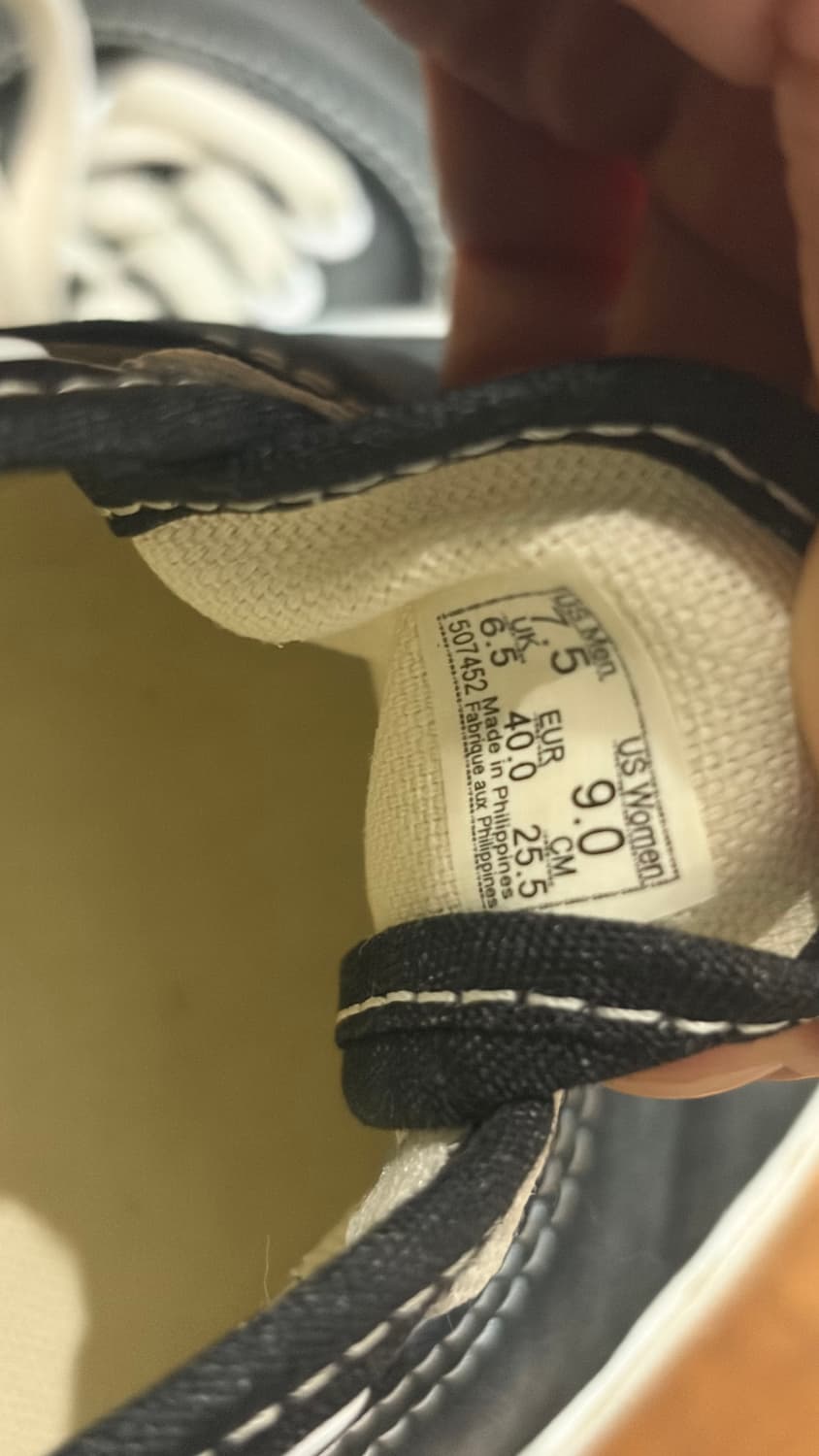 반스 신발 어센틱 워시드 블랙 상품이미지9