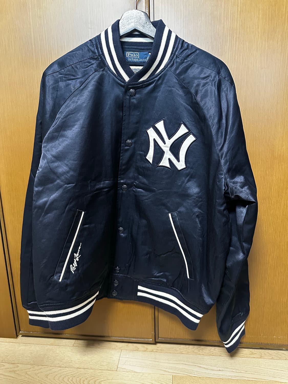 폴로 랄프 로렌 / 양키스 새틴 자켓 / 네이비 / L 상품이미지1