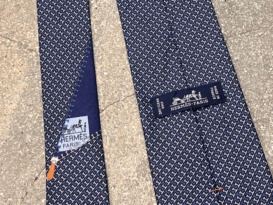 에르메스 실크 넥타이 상품이미지4
