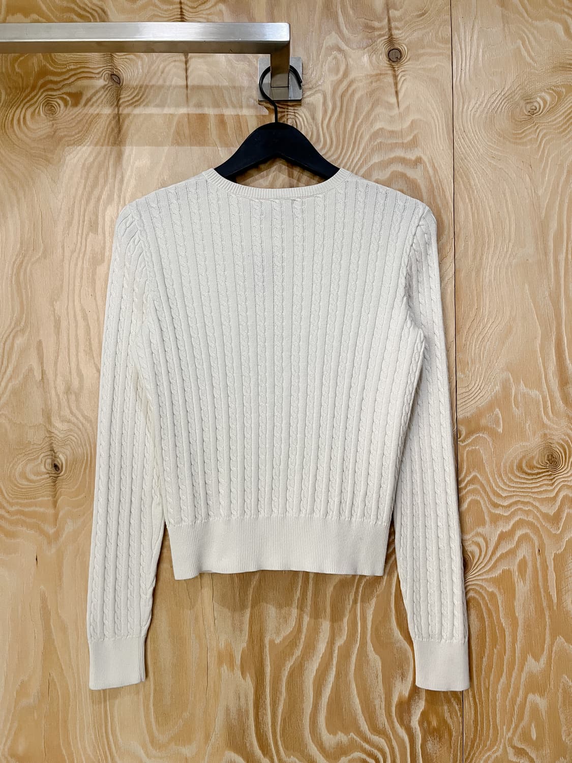 폴로 랄프 로렌 QR 라벨 케이블 가디건 상품이미지3