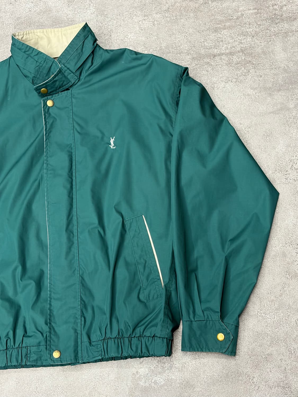 YSL 입생로랑 그린색 바람막이 자켓 상품이미지4