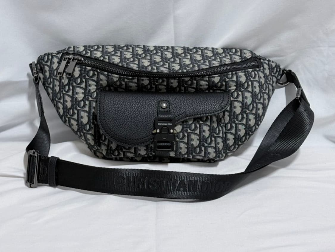 디올 오블리크 새들 벨트백 상품이미지1