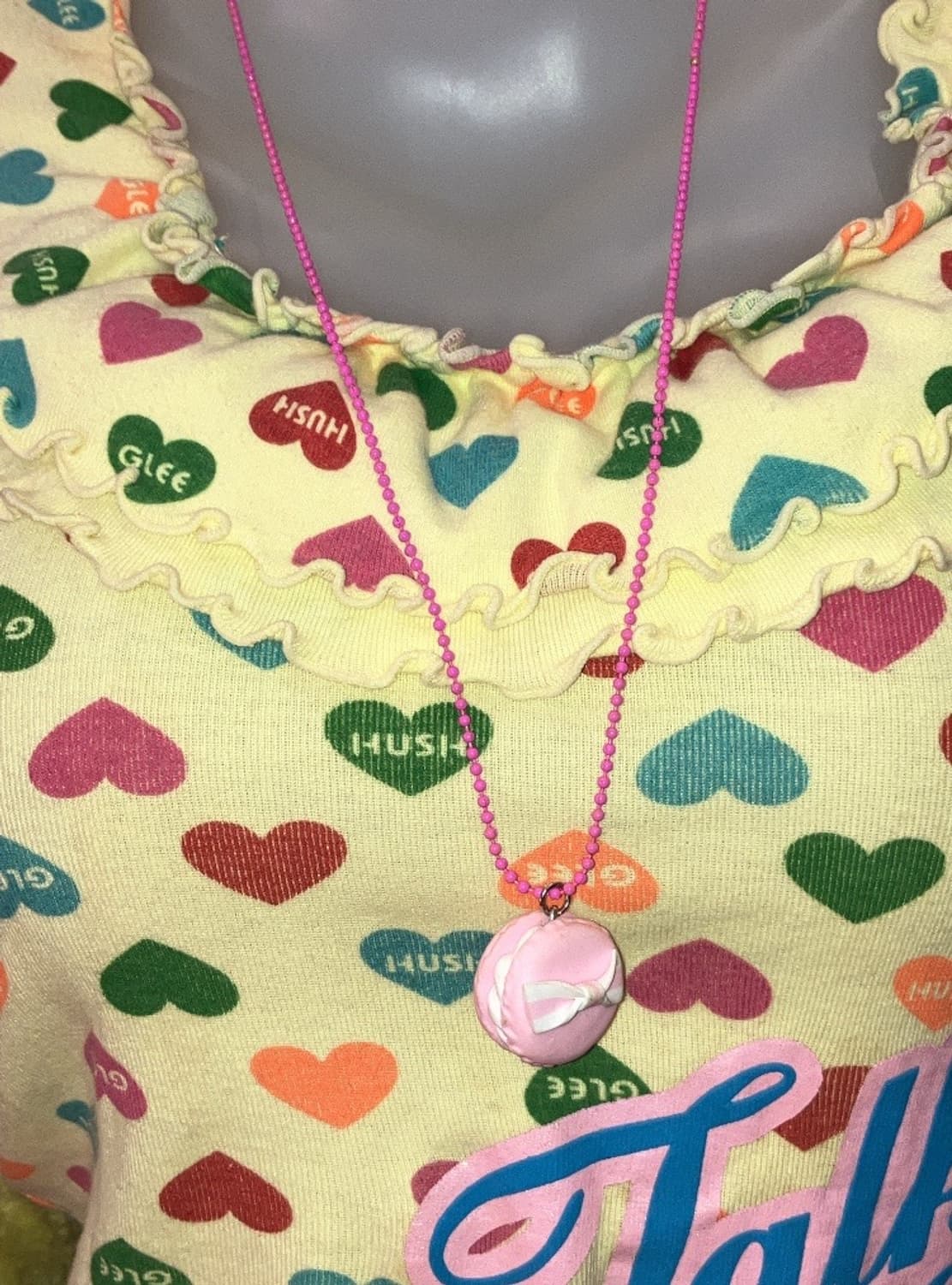 jpn 딸기 마카롱 목걸이 상품이미지3