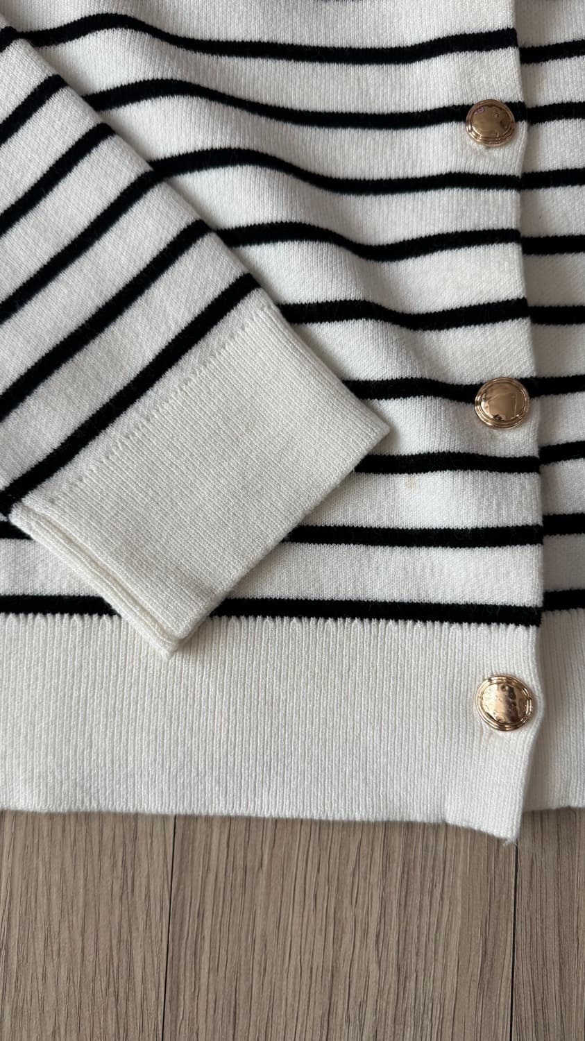 자라 단가라 금장 단추 가디건 S 상품이미지4