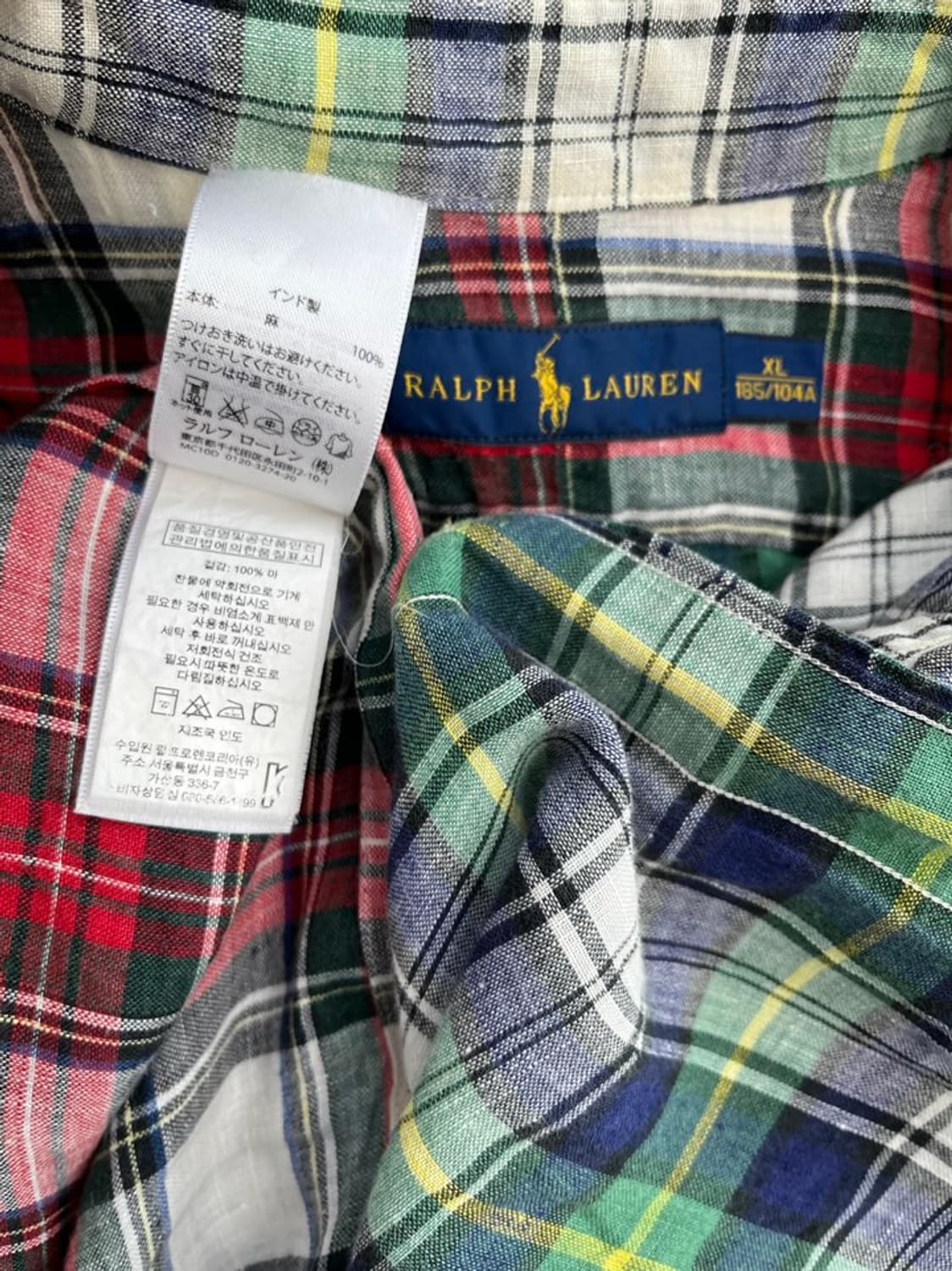 폴로 랄프 로렌 린넨 세츠 셔츠/#3453 상품이미지3