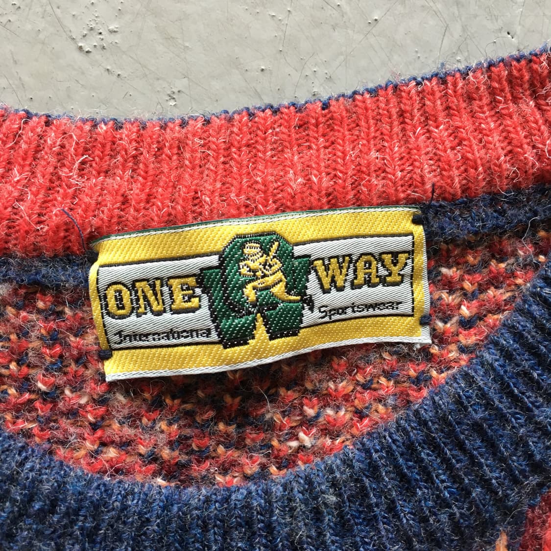 1990‘s Made In ITALY Navajo Cotton Knit 상품이미지6