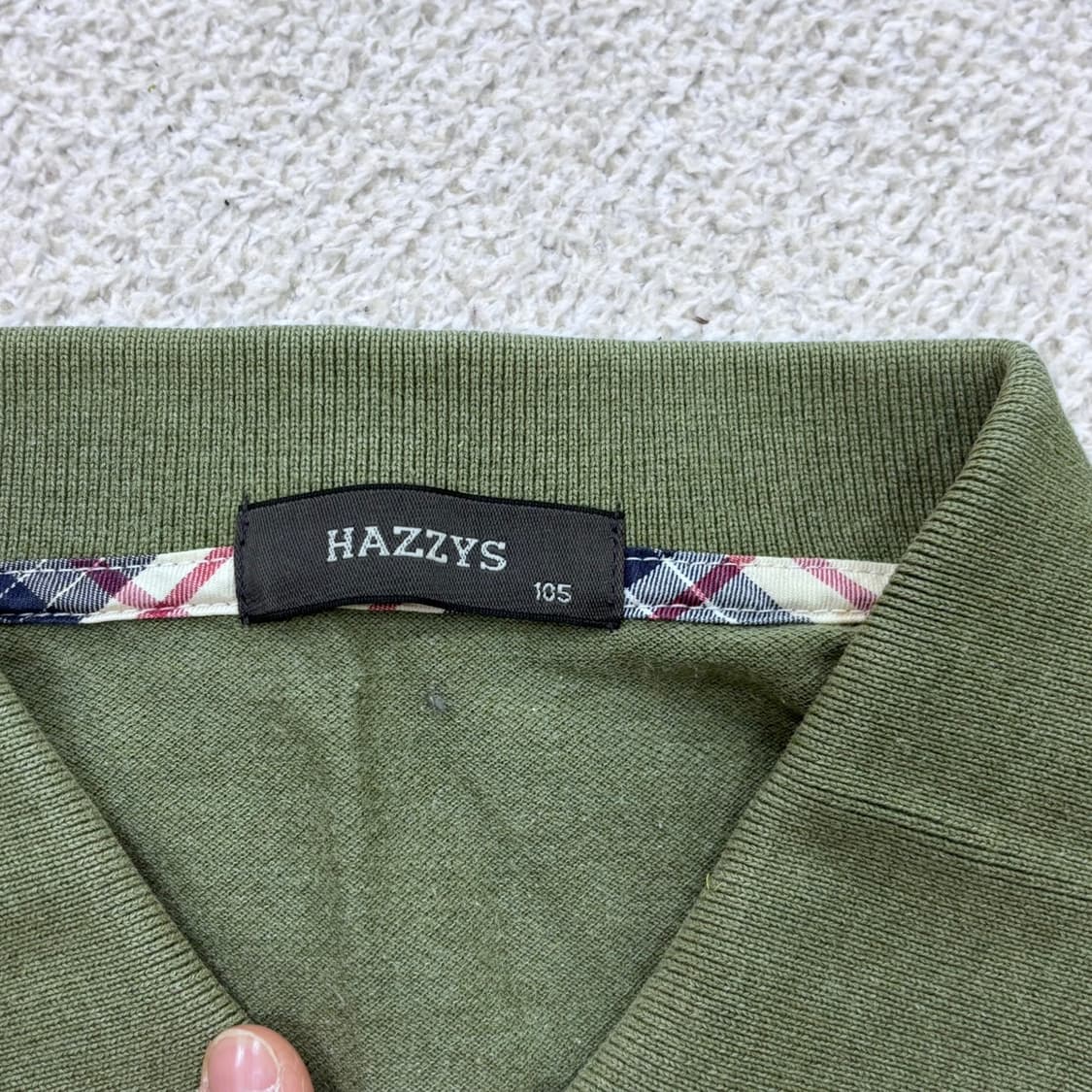 105 헤지스 남성 반팔 카라 티셔츠 0421E 상품이미지3