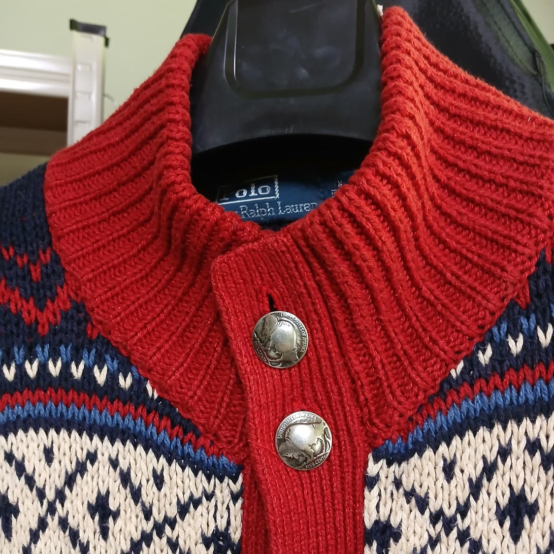 polo 폴로 랄프로렌 네이티브 콘초 버튼 니트 가디건 상품이미지1