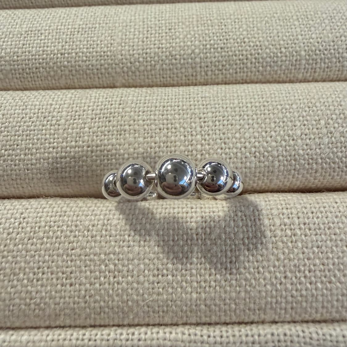 새상품 여성 신주 구슬 오픈링 반지 겸용 귀찌 상품이미지4