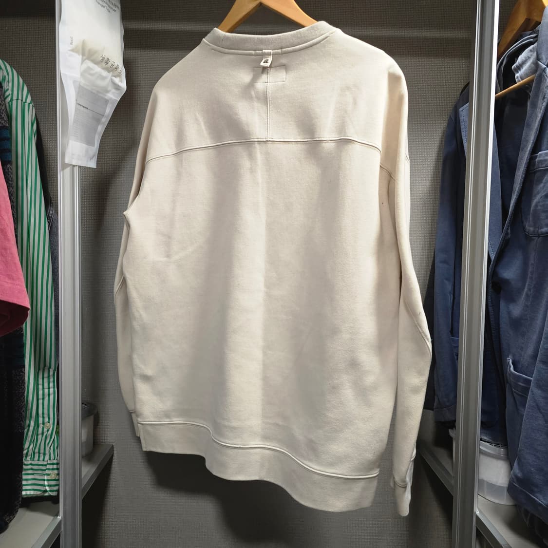 알레그리 럭스웜 맨투맨 / 베이지 / M 상품이미지3