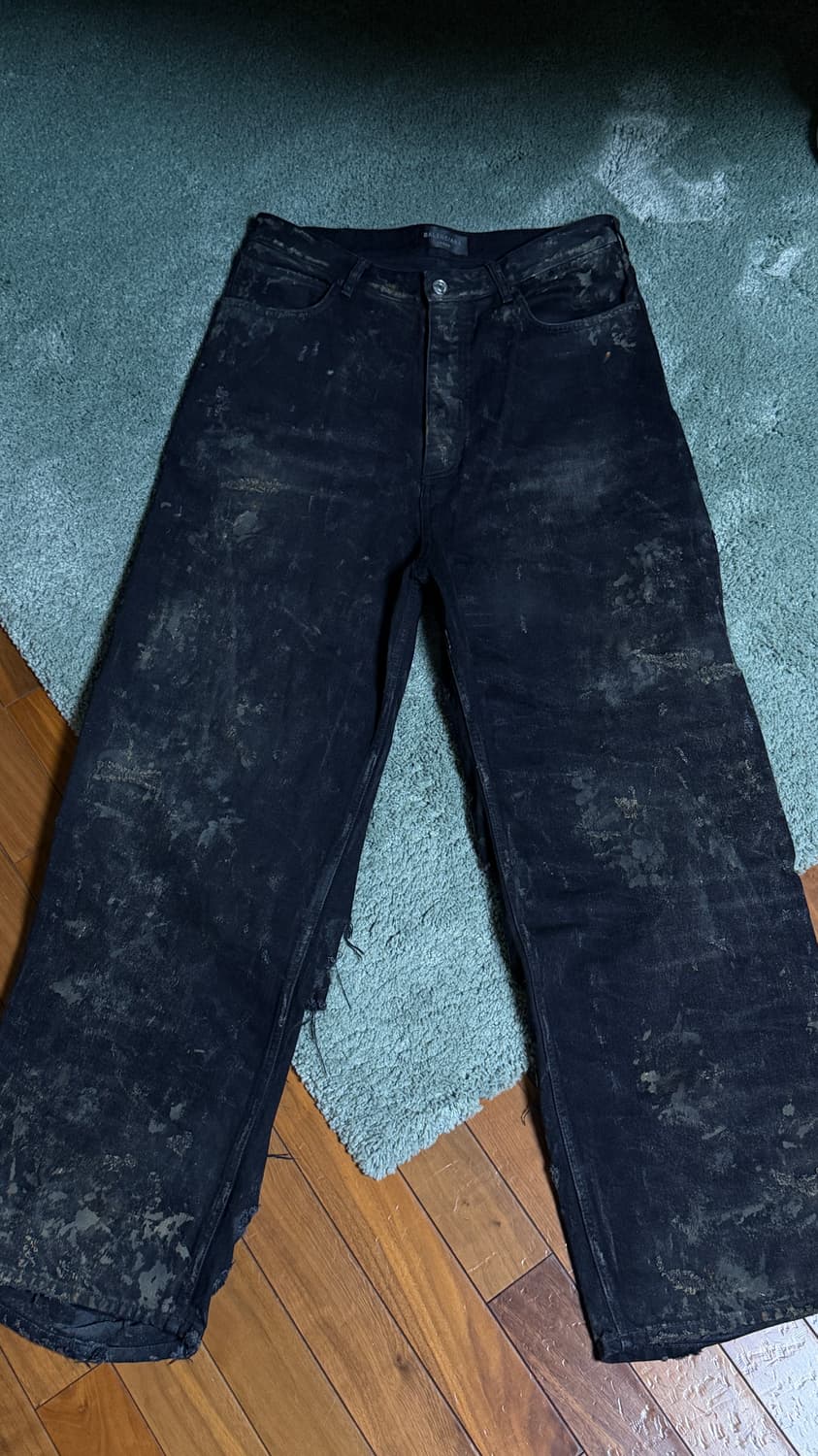 [s] 발렌시아가 슈퍼 디스트로이드 배기 데님 상품이미지1