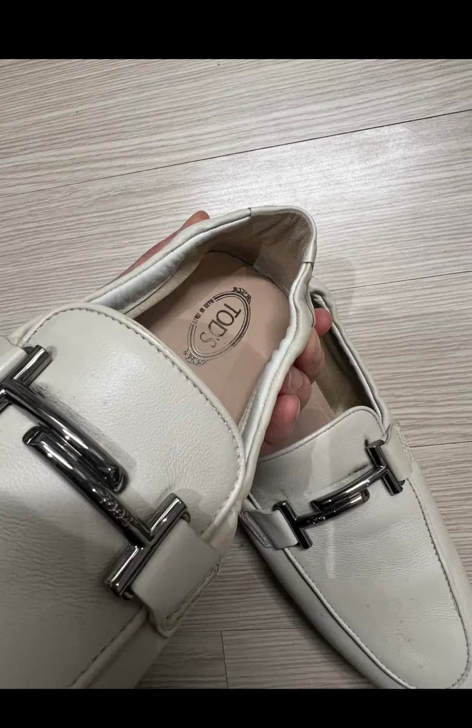 토즈 로퍼 아이보리 38 뮬 상품이미지3