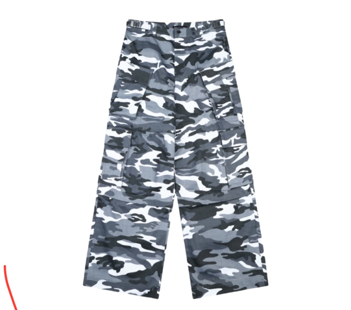 프로젝트 G/R 오버사이즈 컨버터블 카고 팬츠 시티 카모 상품이미지1