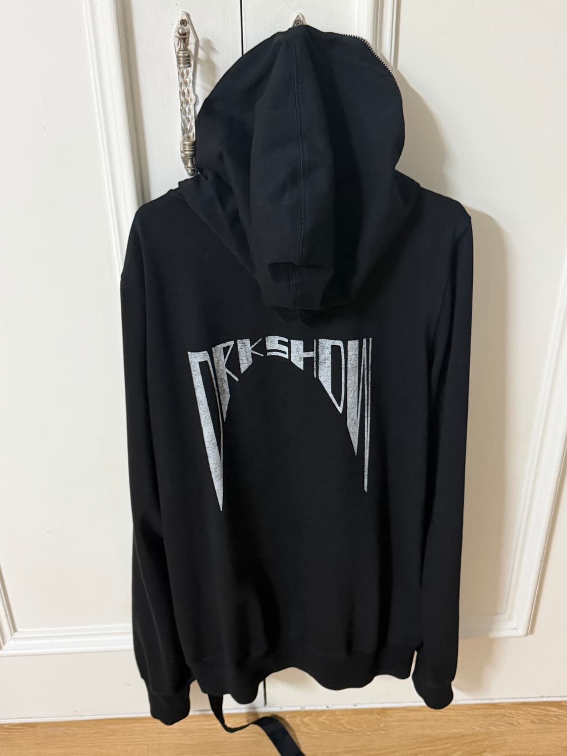 릭오웬스 다크쉐도우 김프 백로고 후드집업 XL 상품이미지1