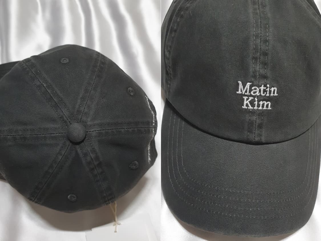 그레이  마뗑킴 미니 로고 볼캡 모자 상품이미지5