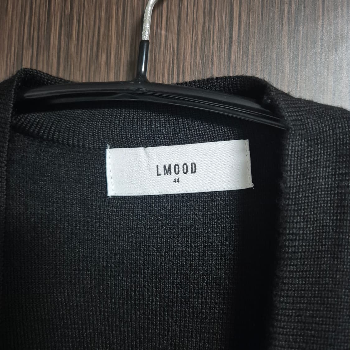 엘무드 오디너리 크롭 가디건 블랙 상품이미지2