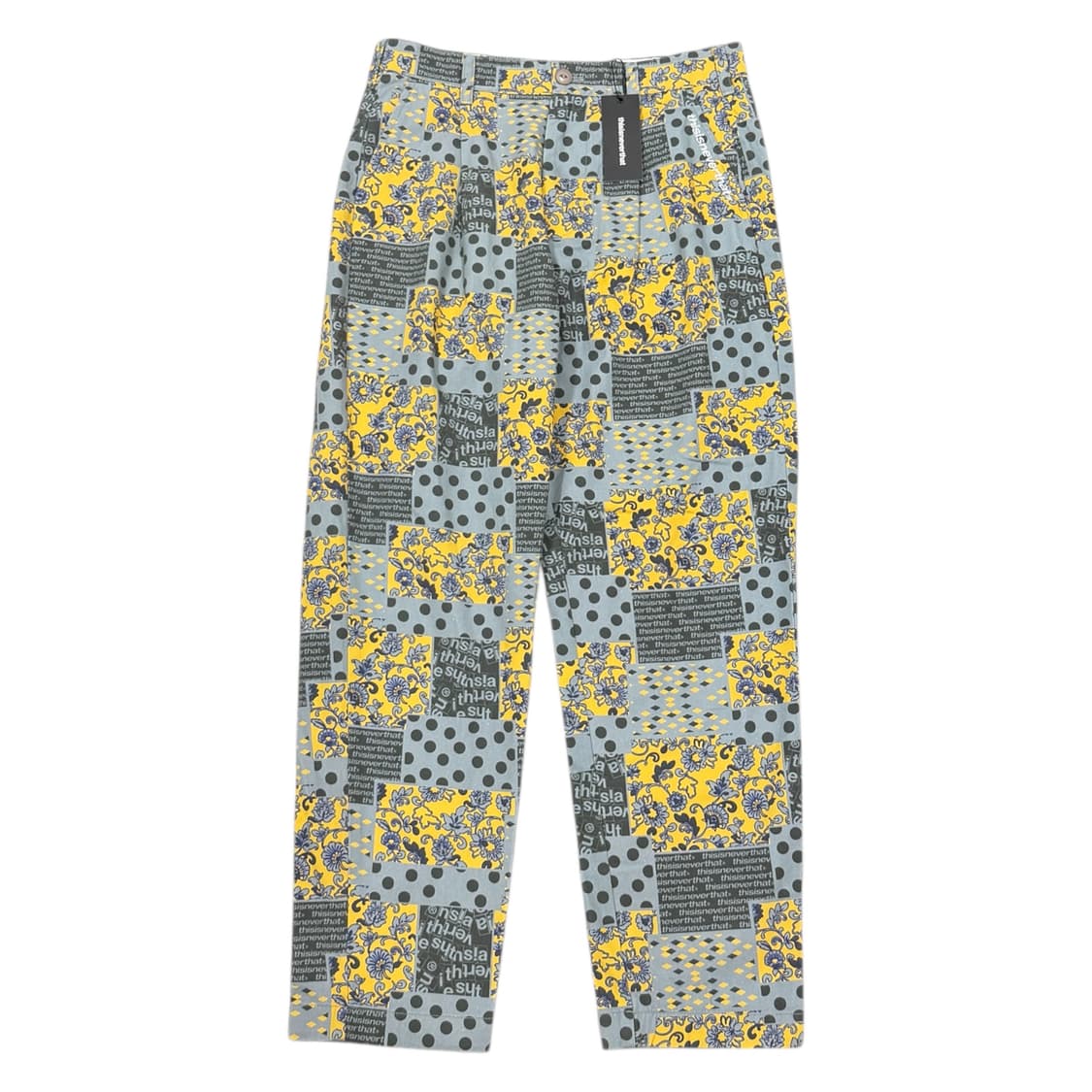 디스이즈네버댓 땡땡이 크레이지 워크 팬츠 바지 그레이 s 상품이미지1