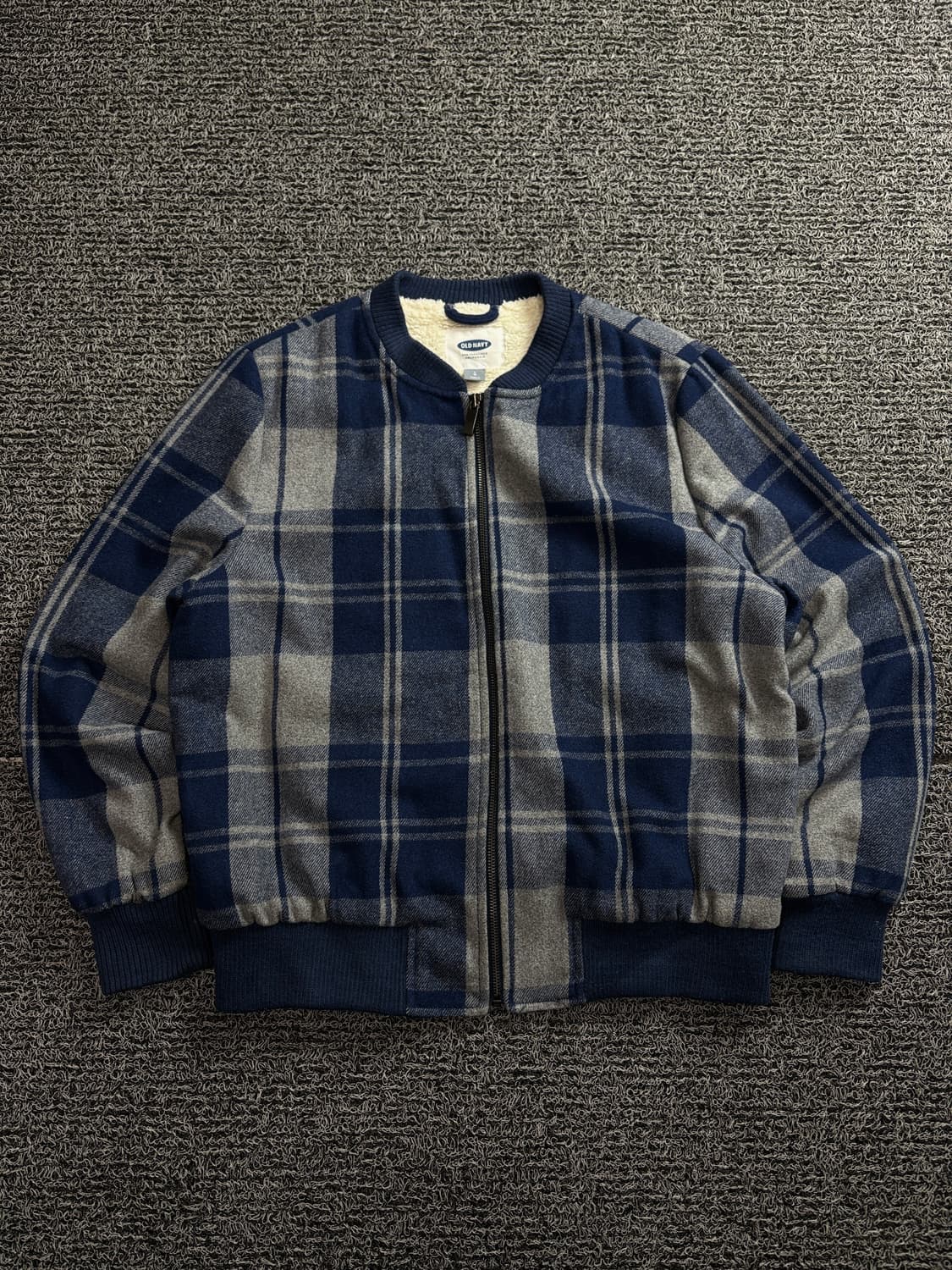 올드네이비 타탄 체크 이너 플리스 해링턴 자켓 1761 상품이미지2