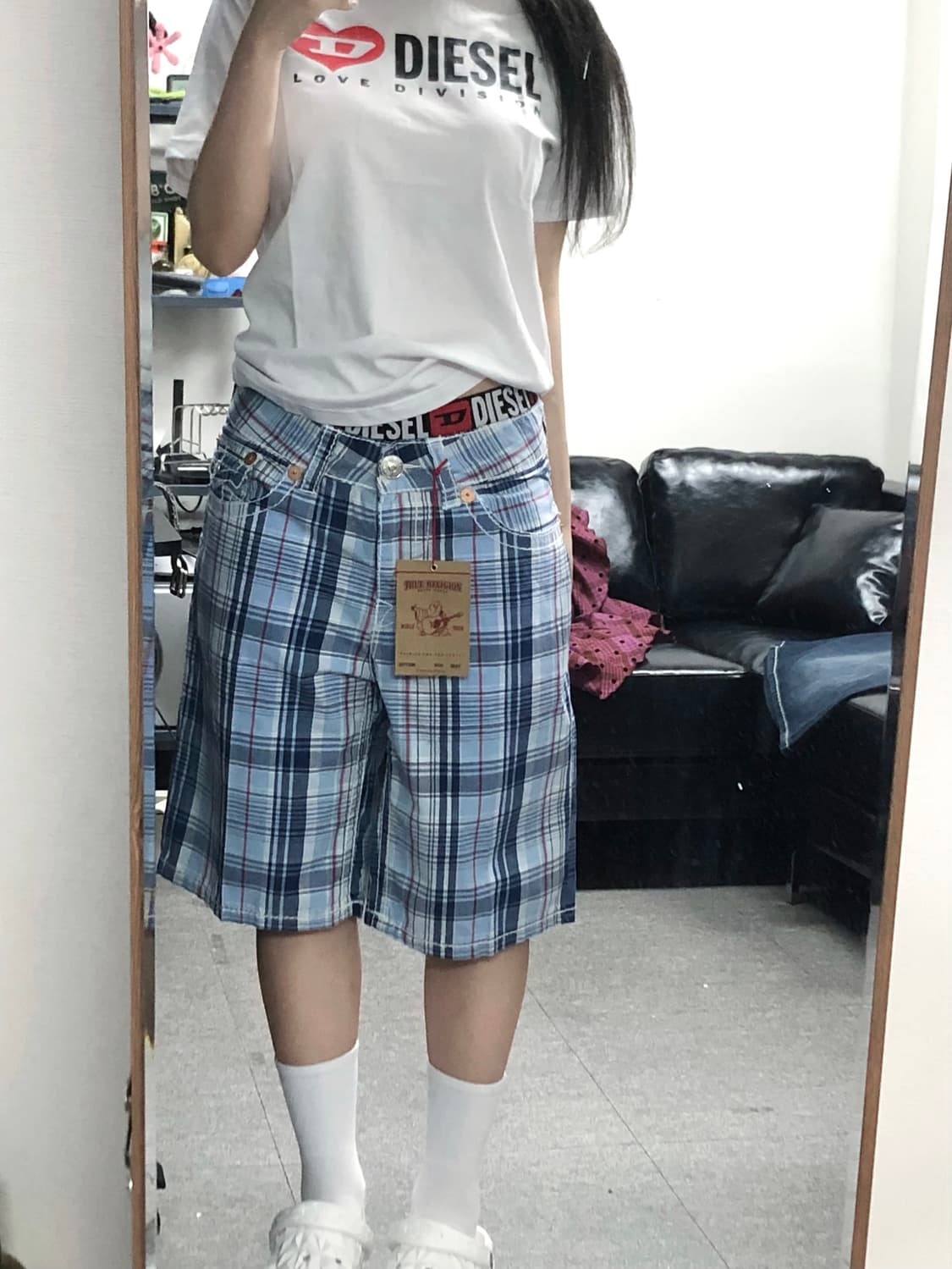 [새상품] 디젤 하트 반팔 티셔츠 상품이미지4