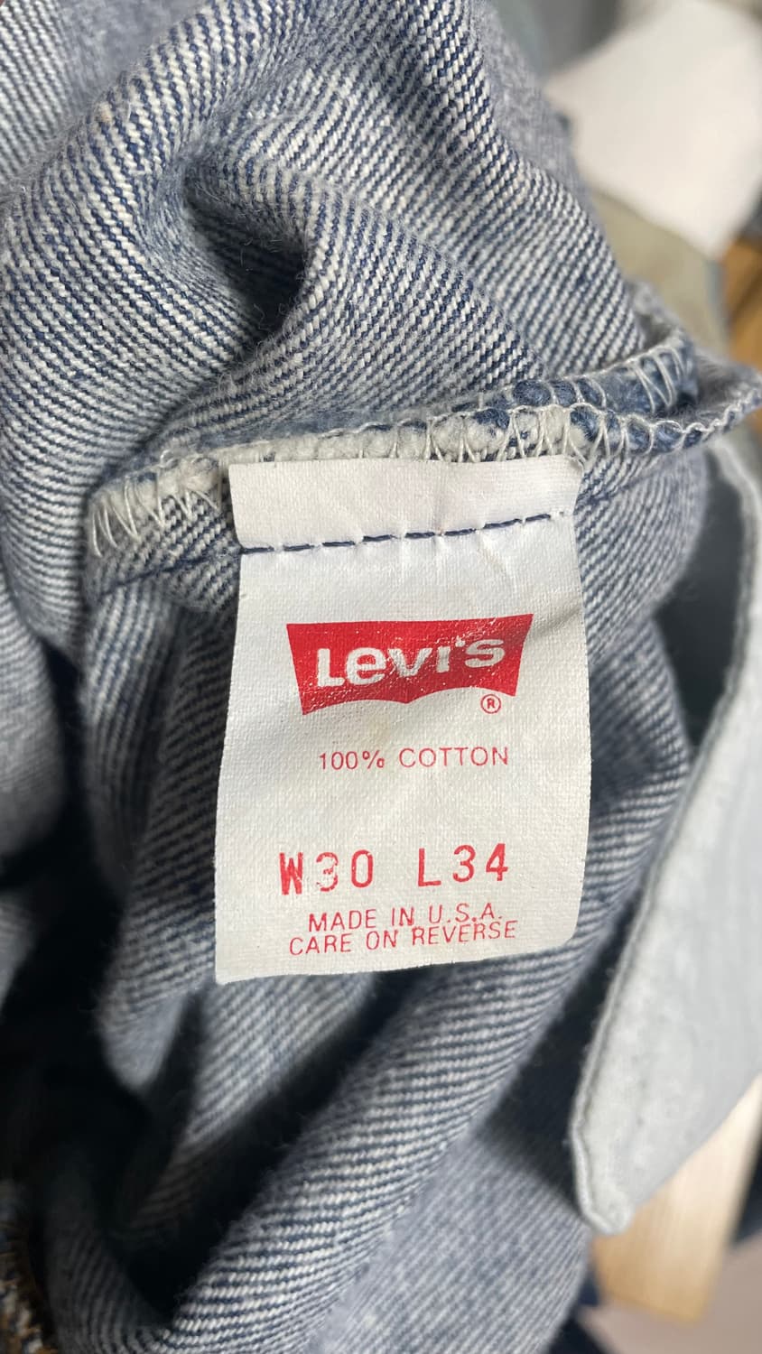 빈티지 90s USA  리바이스 501xx(W30 L34) 상품이미지4