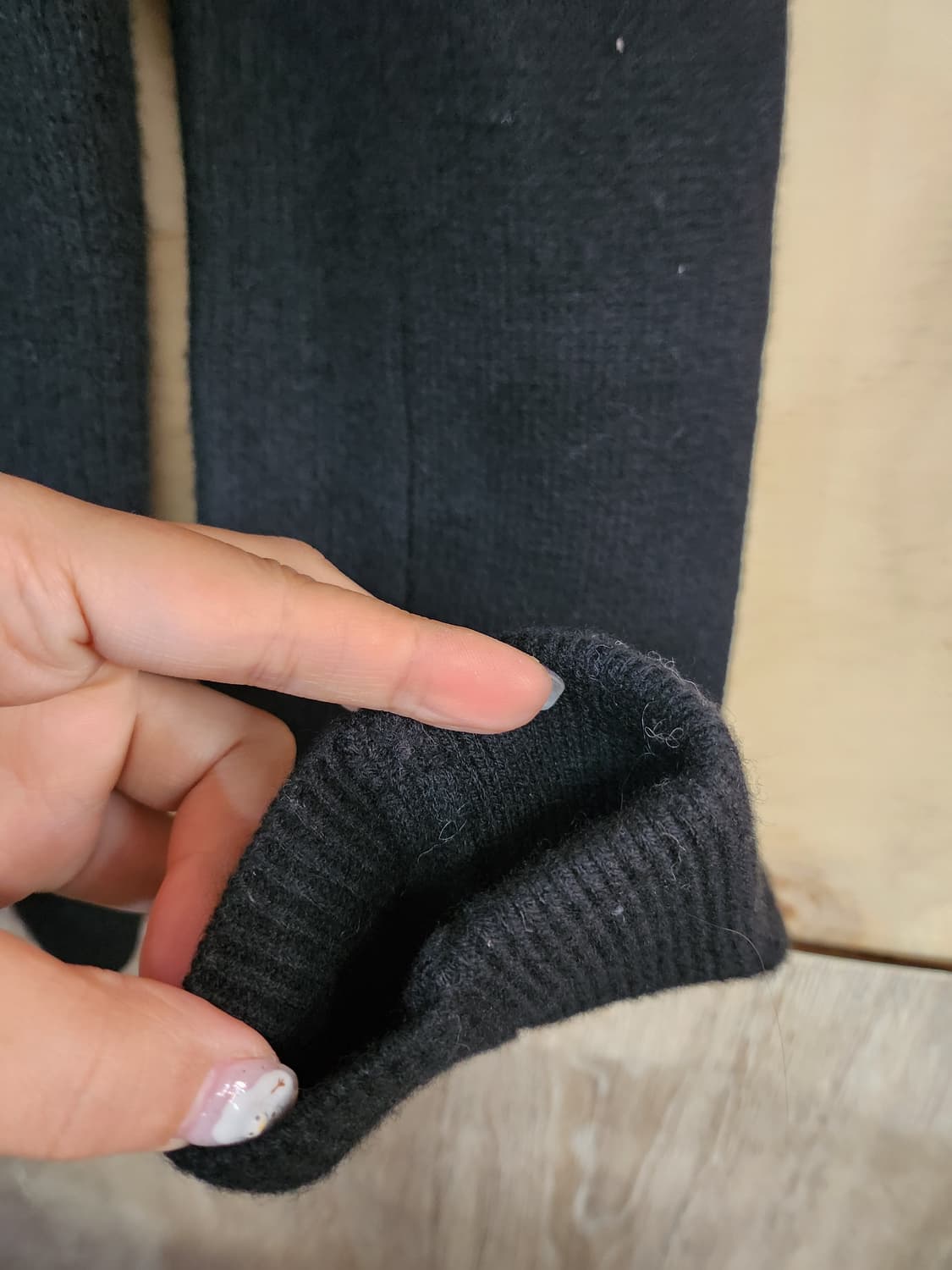 836) 한섬 시스템 system 알파카블랜드 남성 가디건 상품이미지5