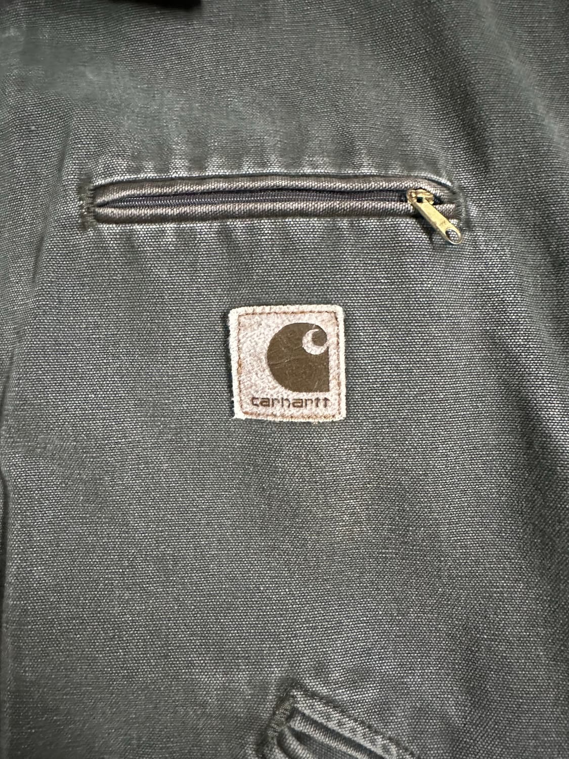 칼하트 j97 모스그린 라지 레귤러 J76 Made in usa 상품이미지5