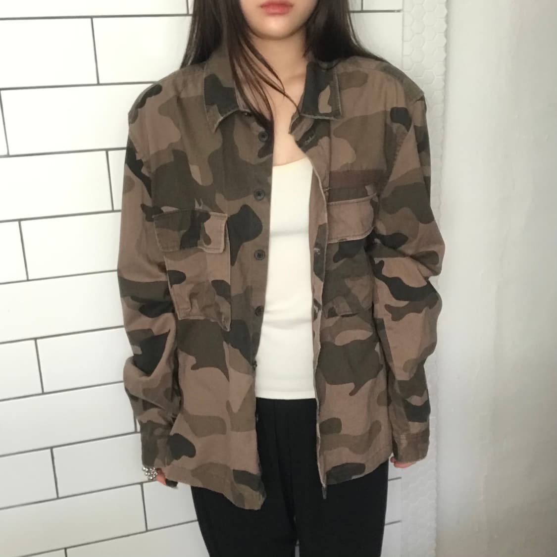 H&M 밀리터리 필드 자켓 상품이미지1