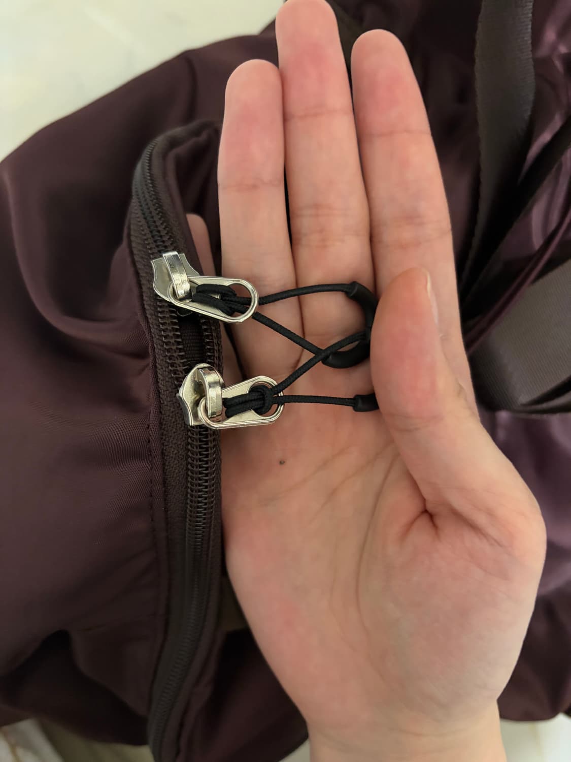 인앤양인하모니 bow backpack burgundy +팝업기프트 🤍  상품이미지5