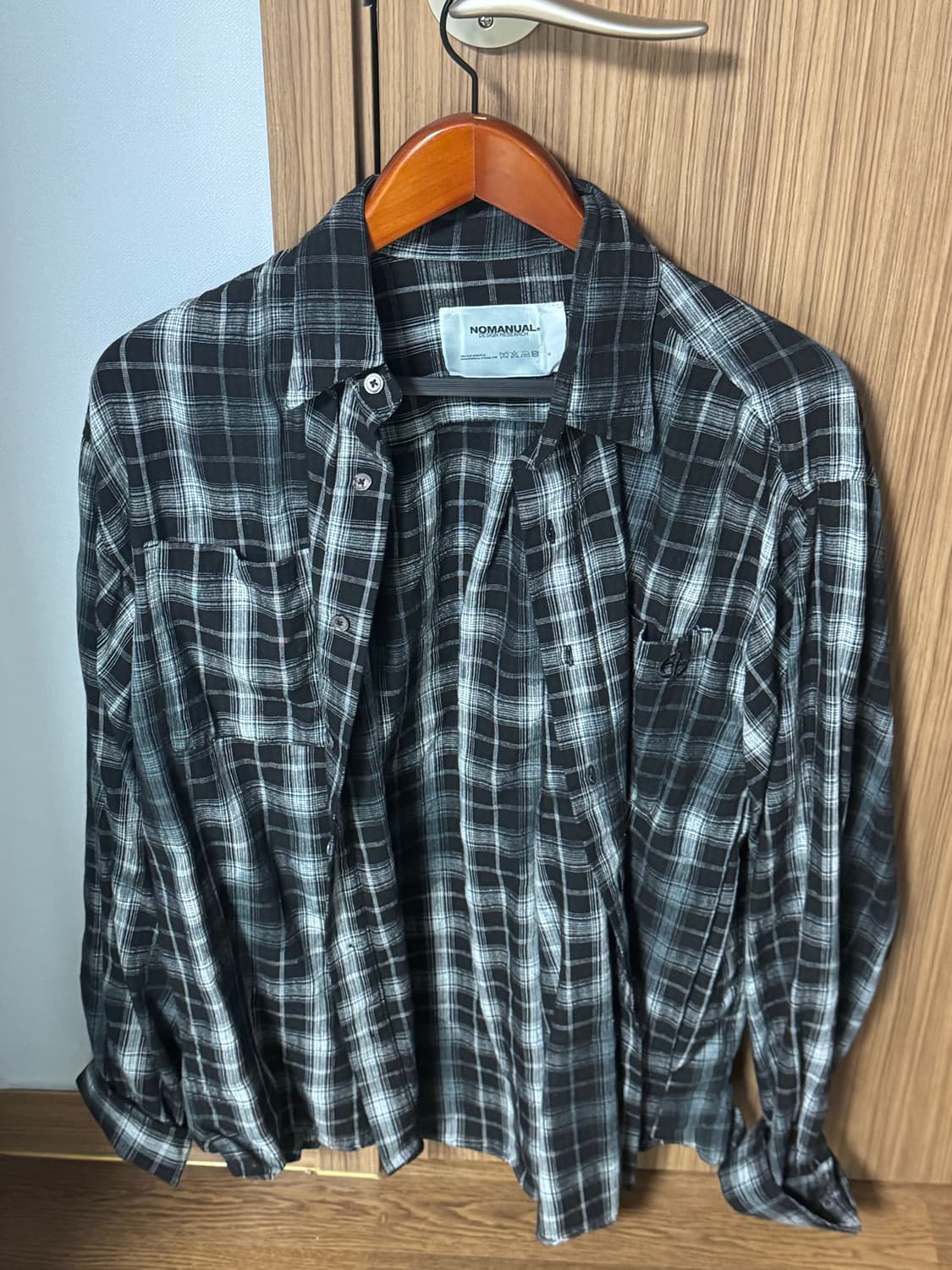 노매뉴얼 체크셔츠 상품이미지2