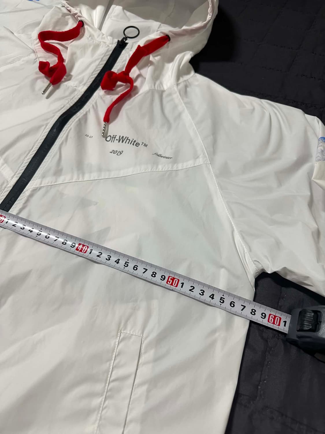 오프화이트 나일론 바람막이 2019 화이트 상품이미지8