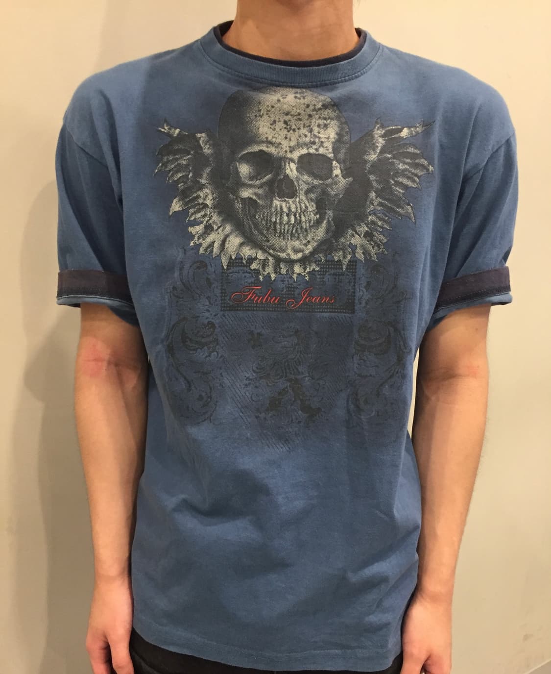 FUBU Skull Wing Graphic T-Shirt 상품이미지1