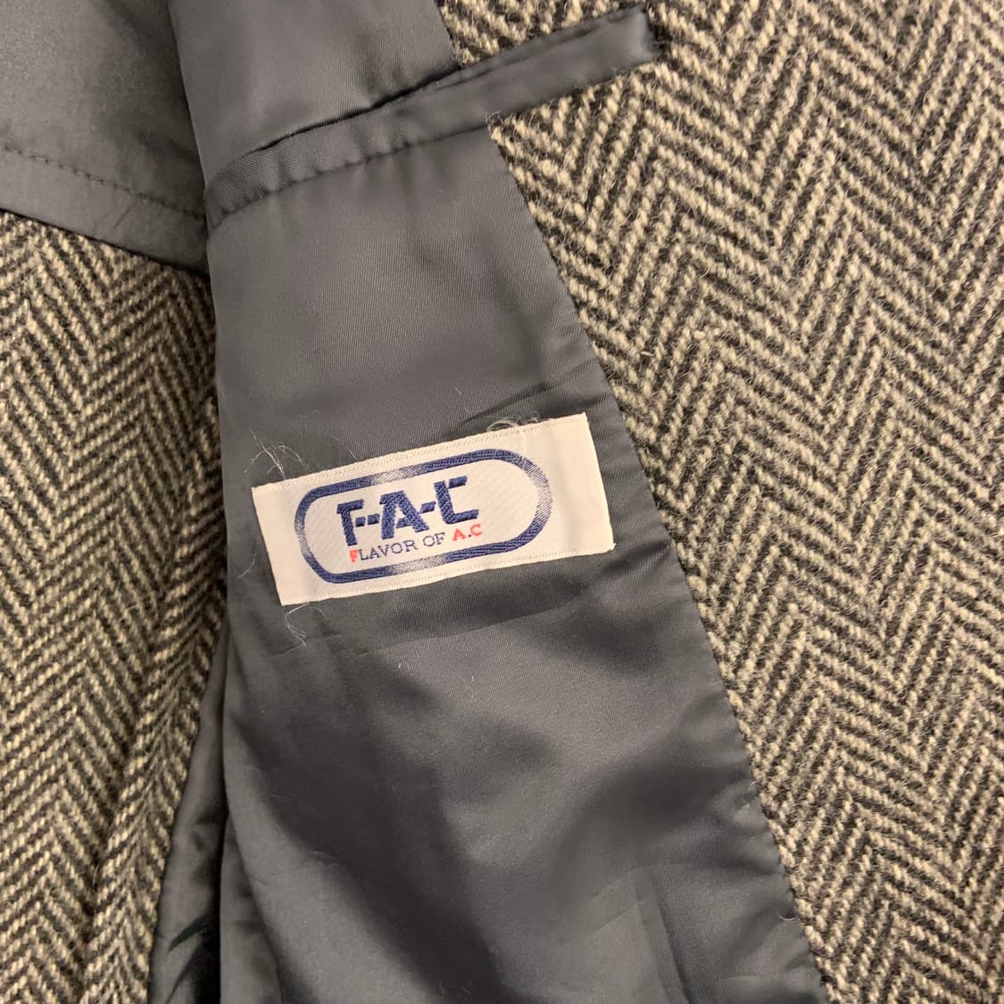 일본 빈티지 헤링본 투버튼자켓 상품이미지4