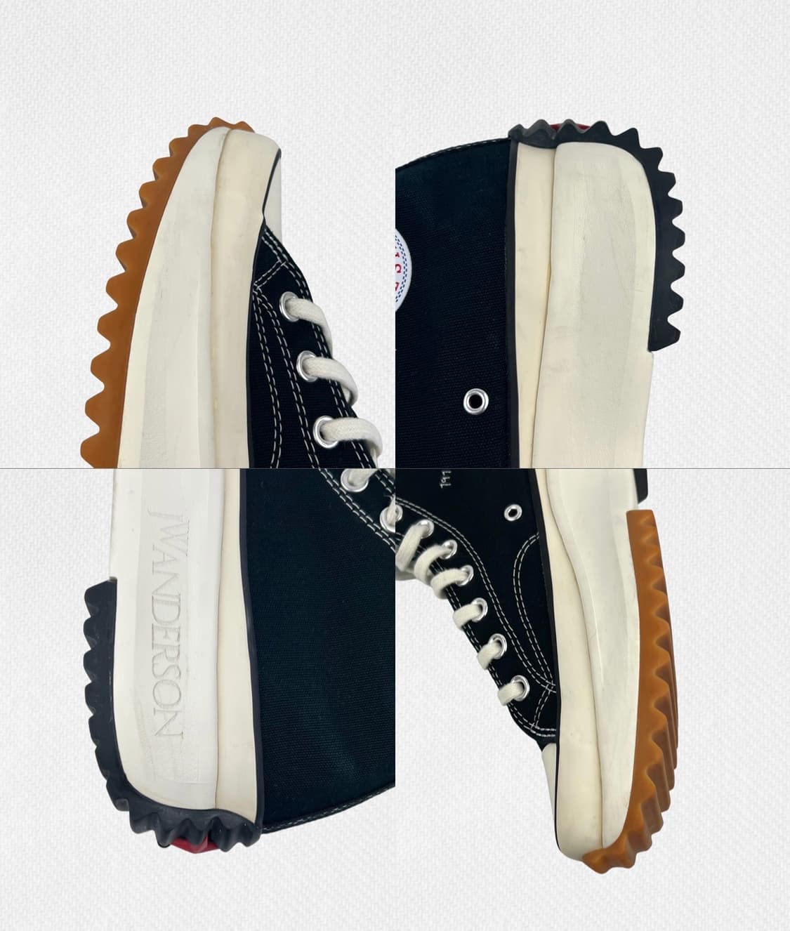 280 컨버스 x JW 앤더슨 런스타 하이크 하이 블랙 상품이미지2