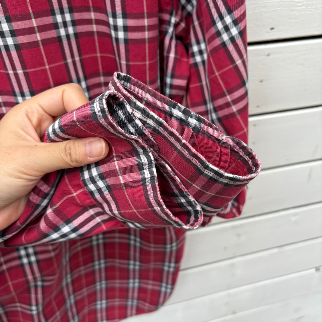 Burberry 90s 버버리 체크 셔츠 상품이미지6