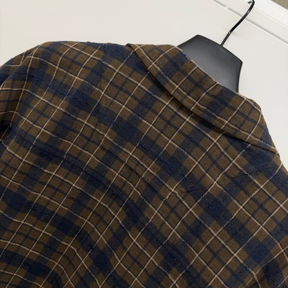 25SS 준지 콤마 체크 오픈 카라 셔츠 48 상품이미지4