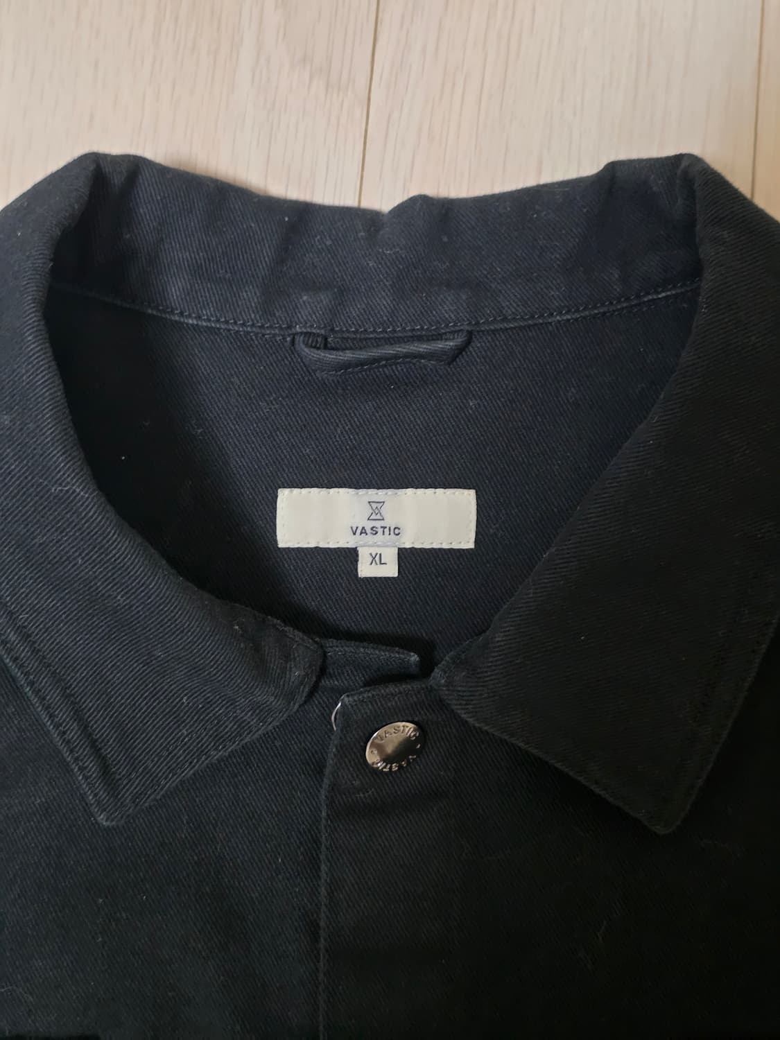 VASTIC 블랙 데님 자켓 XL 상품이미지2