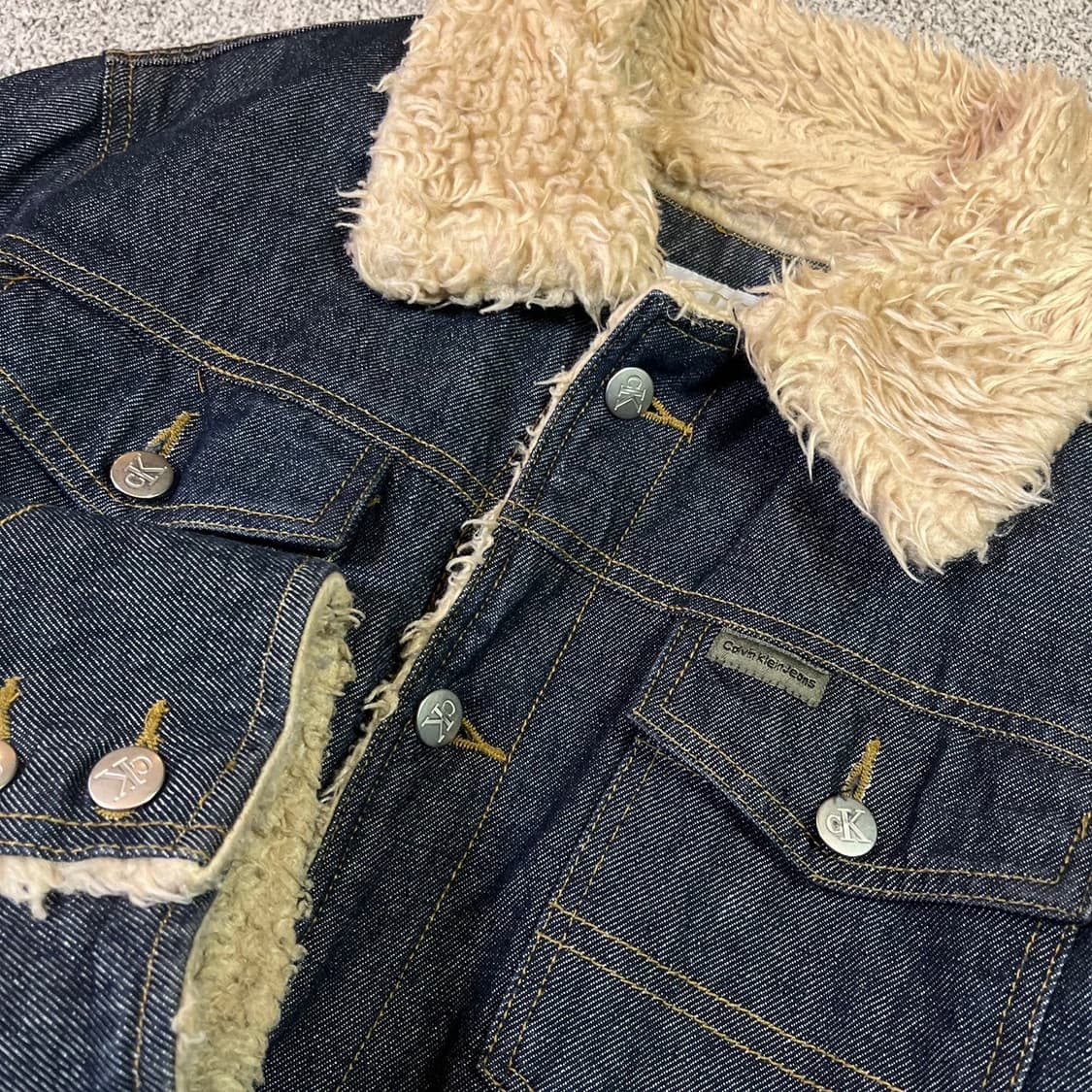 CK 캘빈클라인 쉐르파 데님자켓 상품이미지2