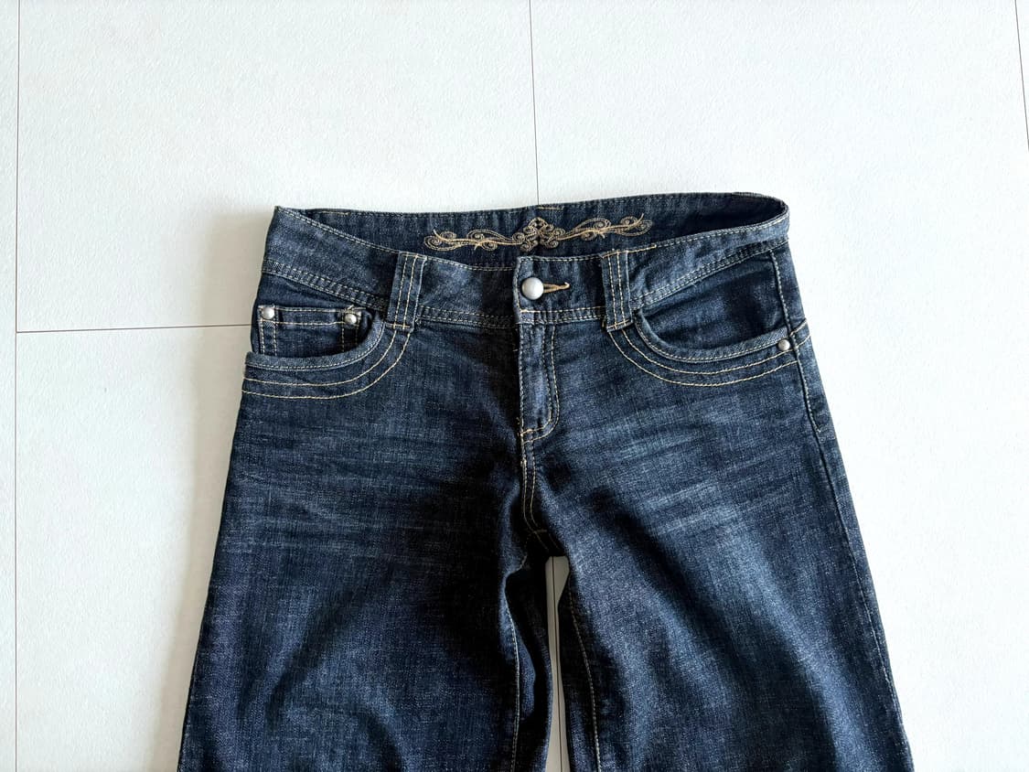 axes femme) ruffle hem denim pants 상품이미지7