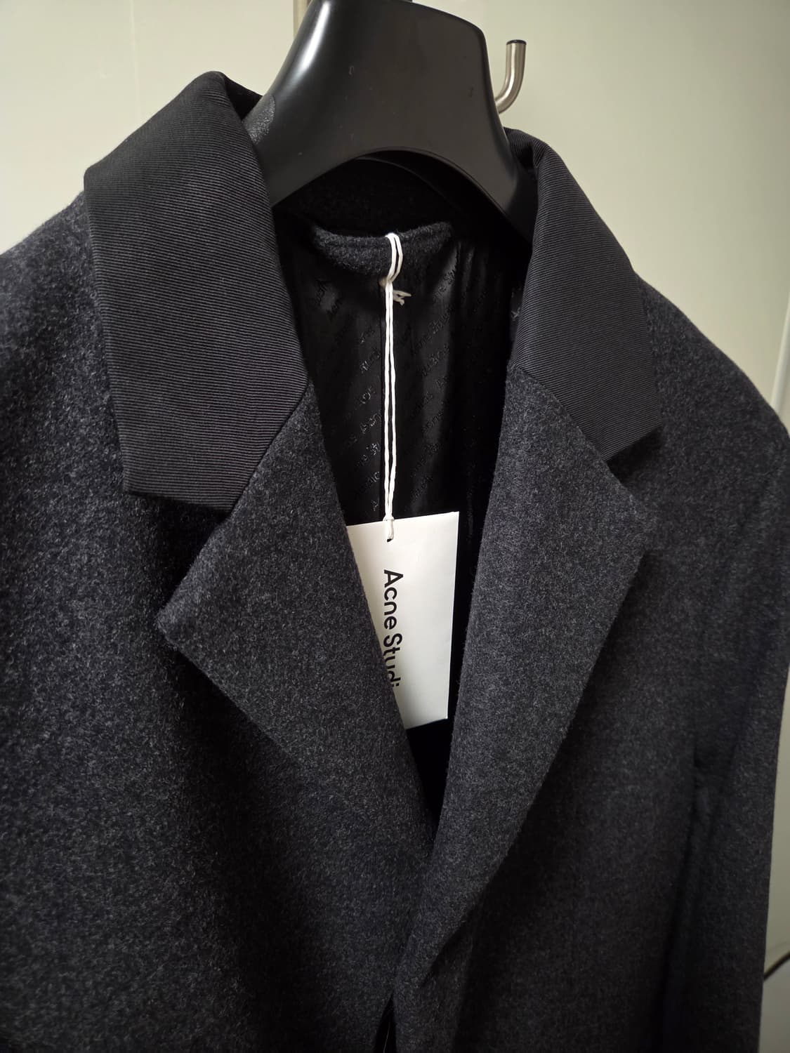 아크네스튜디오 울 코트 다크그레이 상품이미지6