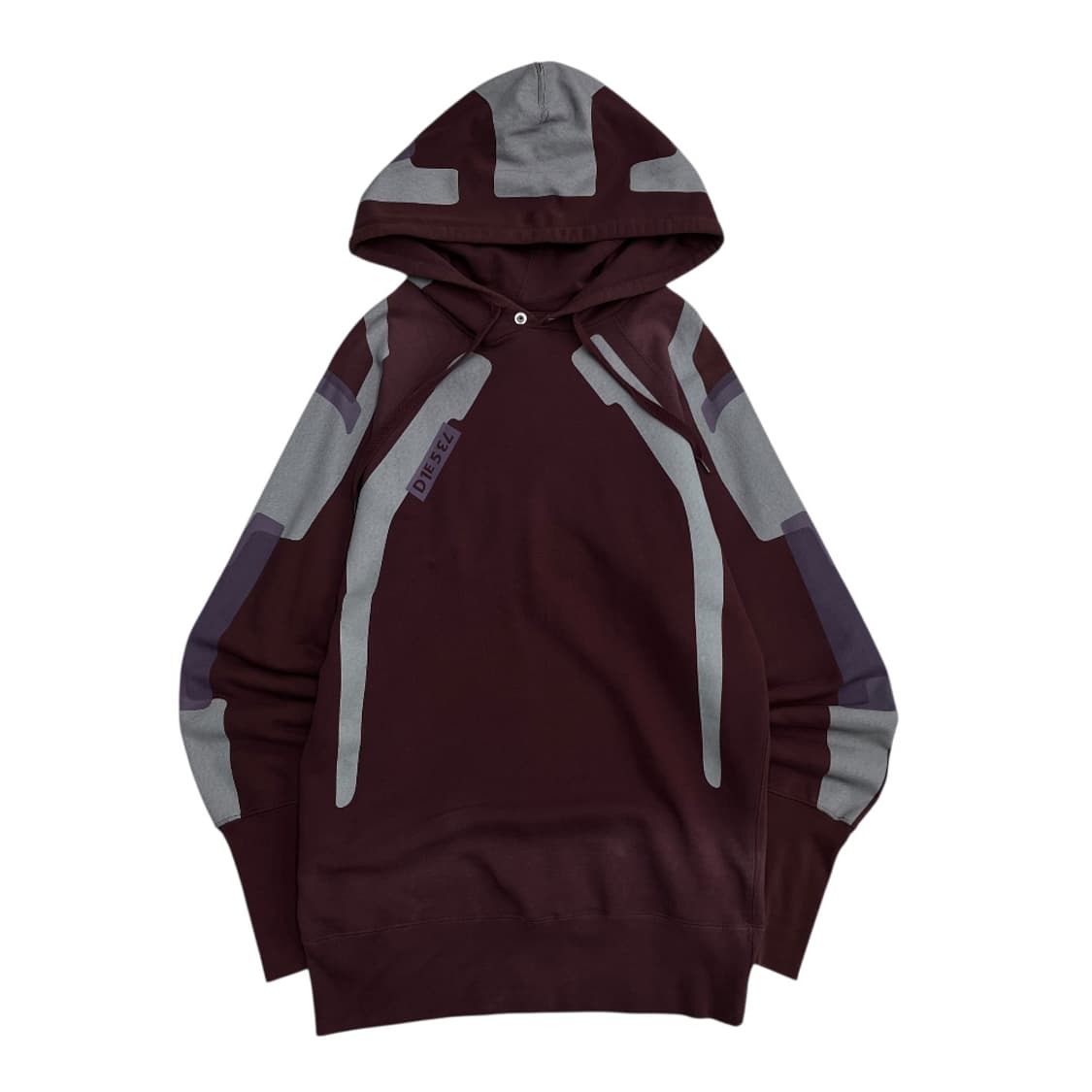 디젤 멀티패턴 딥로즈 후드 M 상품이미지2